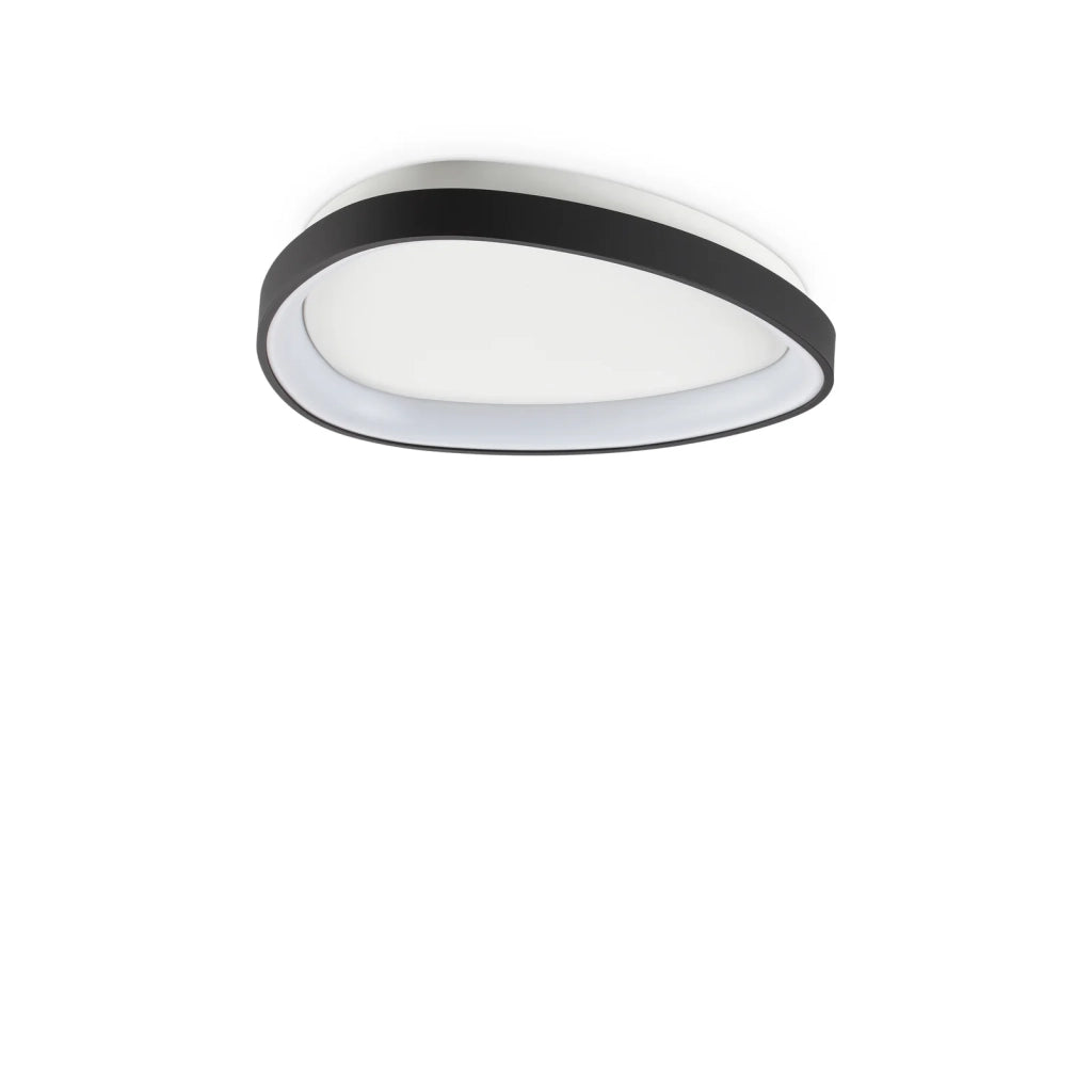Plafoniera Gemini 1 Luce Led Integrato Nera