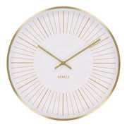 Orologio da Parete Takamaka, Oro, Alluminio, 4x40x40 cm
