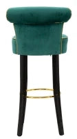 Sgabello Bar Luxy Verde cm 46X48X96