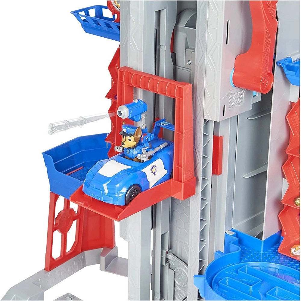 Trade Shop - Mega Quartiere Generale Paw Patrol 6 Personaggi Veicolo Luci Suoni Gioco Bambini -