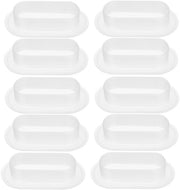 Manubri Ergonomici a 10 pezzi - Materiale Plastico - Manubri di Trasporto - Trasloco/Logistica - Installazione Facile - Translucidi - Manubri da Dozzina