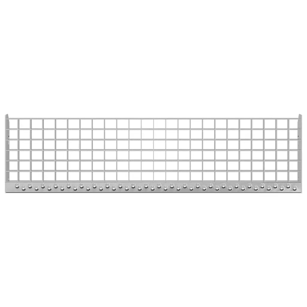 Gradino in Griglia 90x24x7 cm Acciaio Zincato 155685