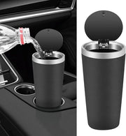 Contenitore di Rifiuti Compacto - Cassetto dei Rifiuti con Coperchio - Contenitore dei Rifiuti Portatile - Auto/Casa/Ufficio - Capacità Eccezionalmente Grande - Facile da Utilizzare