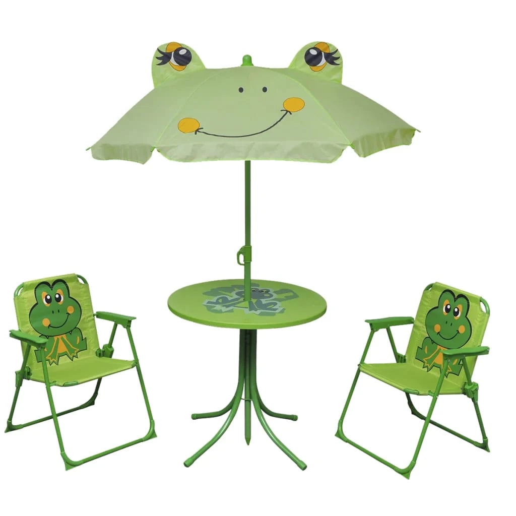 Set bistrot con ombrellone per bambini 3 pz verde 02_0014492