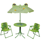 Set bistrot con ombrellone per bambini 3 pz verde 02_0014492
