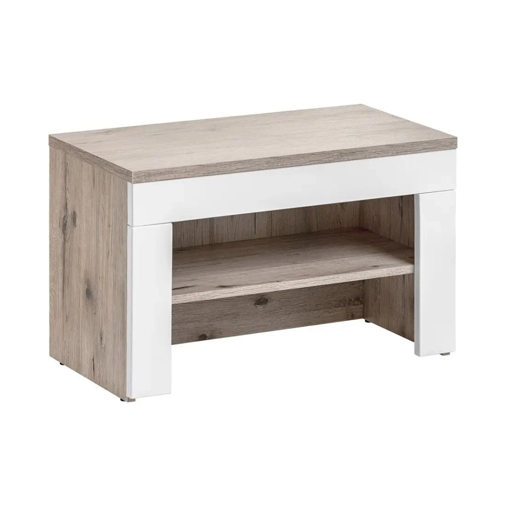 Mobile da ingresso di design per il tuo ingresso collezione ONYX 1 colori rovere e bianco