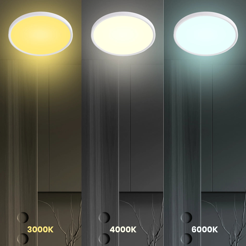 Plafoniera LED tonda bianca 40W 3CCT 50cm MAQ Milagro