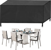 Copertura per mobili da giardino - Impermeabile e resistente ai raggi UV - 1 pezzo - Nero - 420D Oxford - 200 x 160 x 70 cm