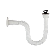 Set con canotto flessibile 1 1/2 x diam. mm 40 e piletta simplex 1 1/2
