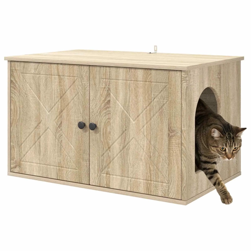 Casa per Gatti Sonoma 85 x 55 x 50,5 cm Legno multistrato CFW8142743