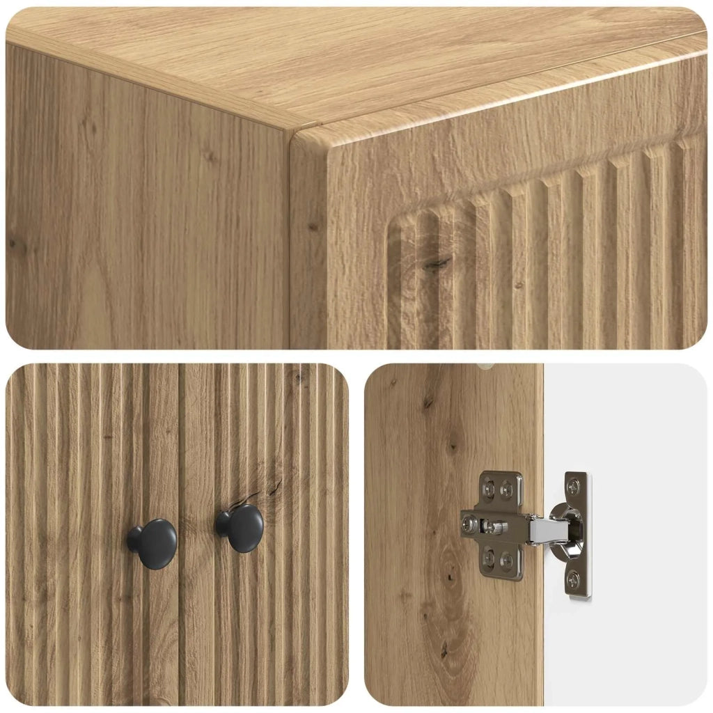 Set di armadi 2 pz Rovere Artigianale Legno ingegnerizzato 3416366