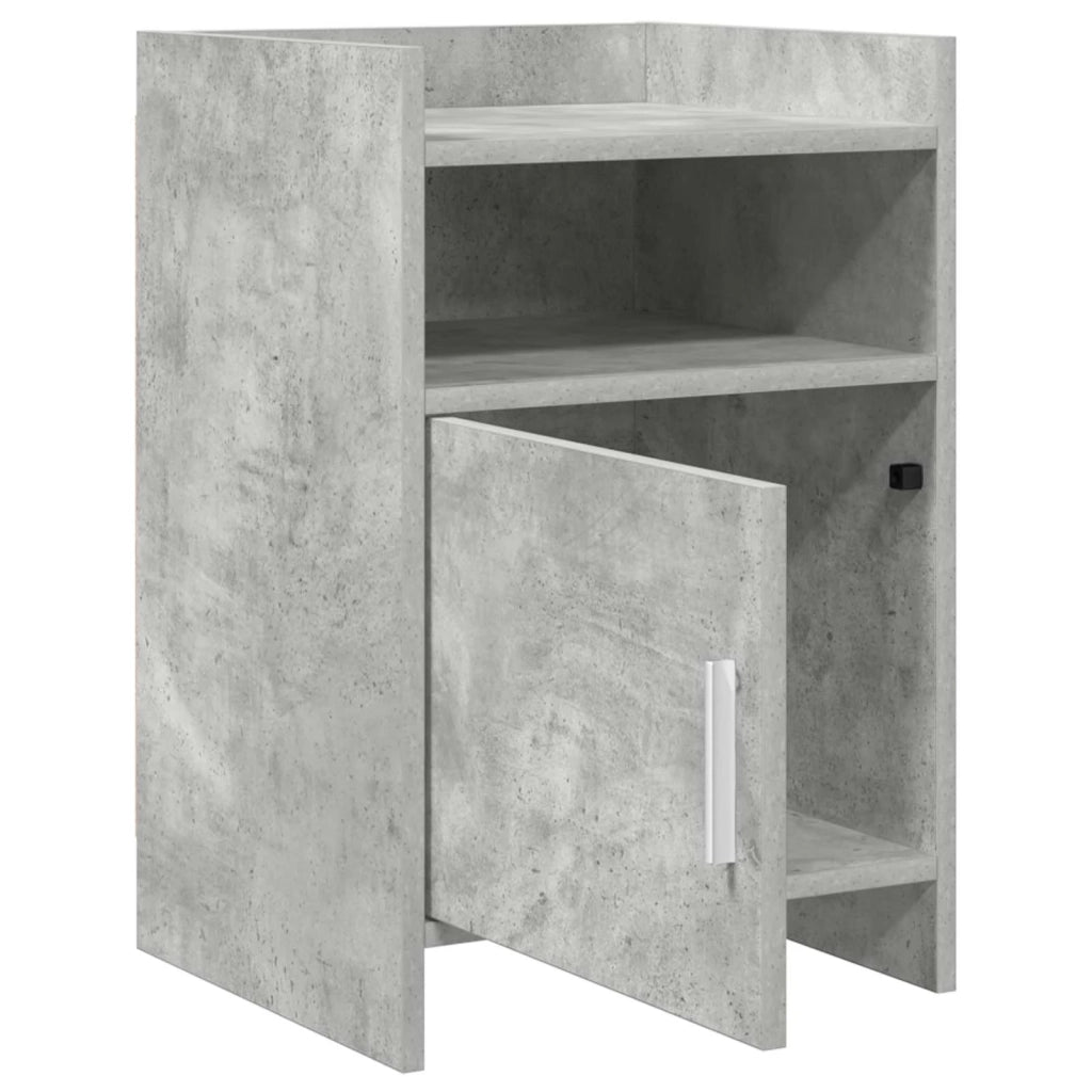 Comodini Grigio Cemento 40 x 36 x 60 cm Legno ingegnerizzato 8011041