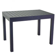 Tavolo alluminio Cleveland allungabile antracite cm 125/250x75h75