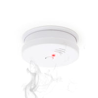 Rilevatore di fumo fotoelettrico con batteria 9V, 40 pz, Allarme Incendio 85dB, senza filo, DIN EN 14604