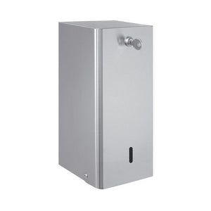 Dispenser carta igienica a fogli, inox lucido