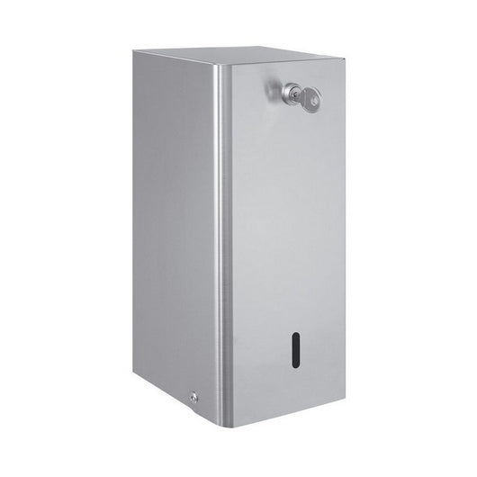 Dispenser carta igienica a fogli, inox lucido