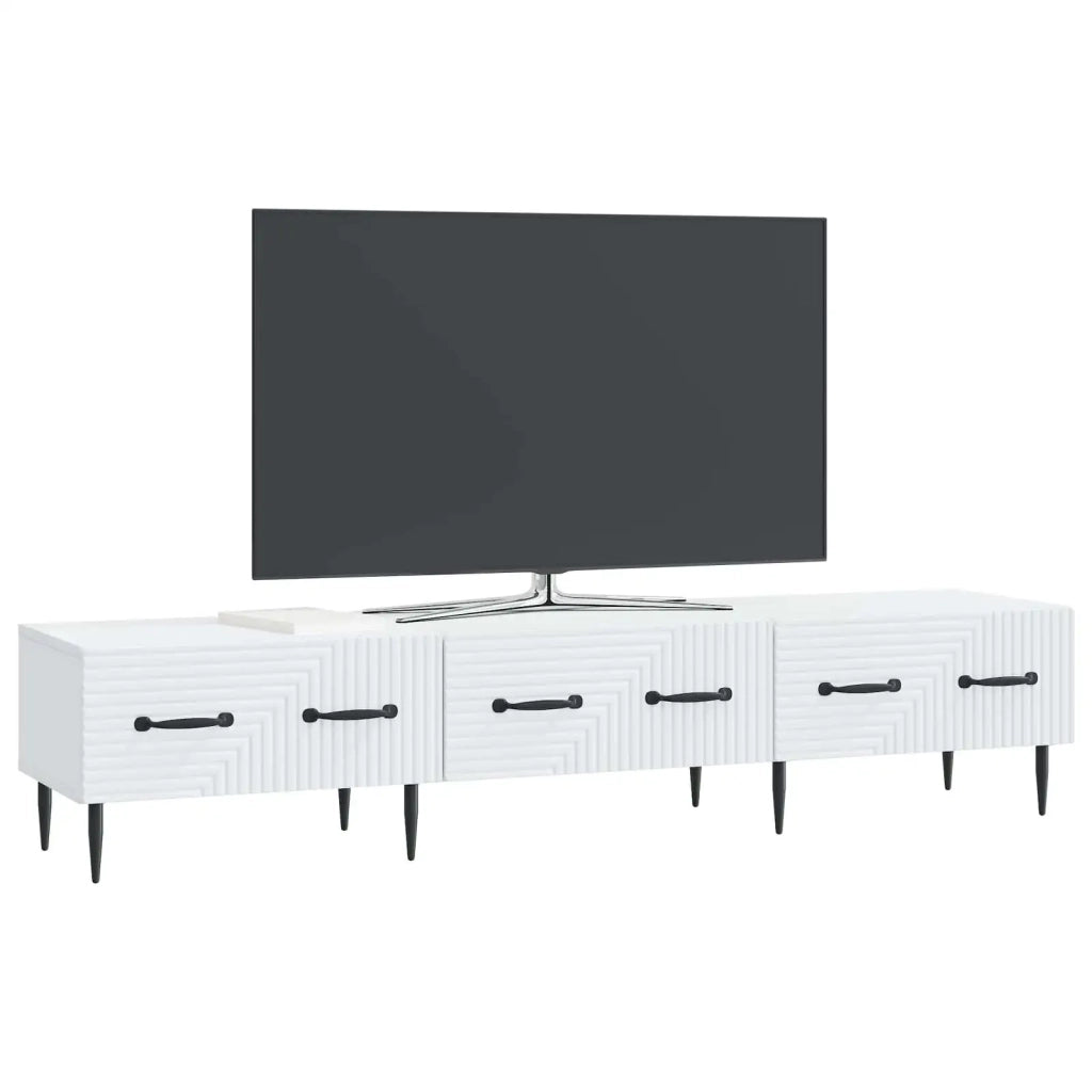 Mobile TV Bianco 147 x 34,5 x 30 cm Legno ingegnerizzato 894935