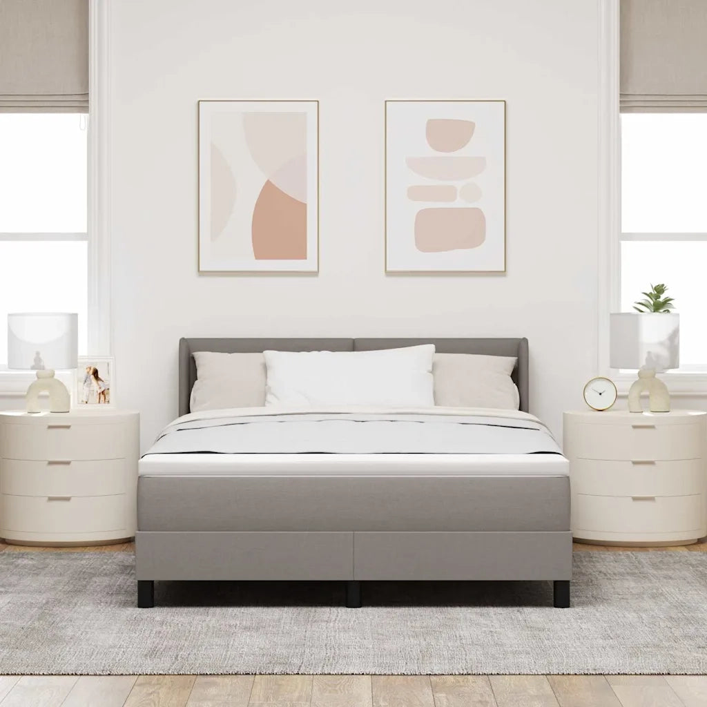 Letto a molle con cuscino Talpa 200 x 140 cm Tessuto 3341108
