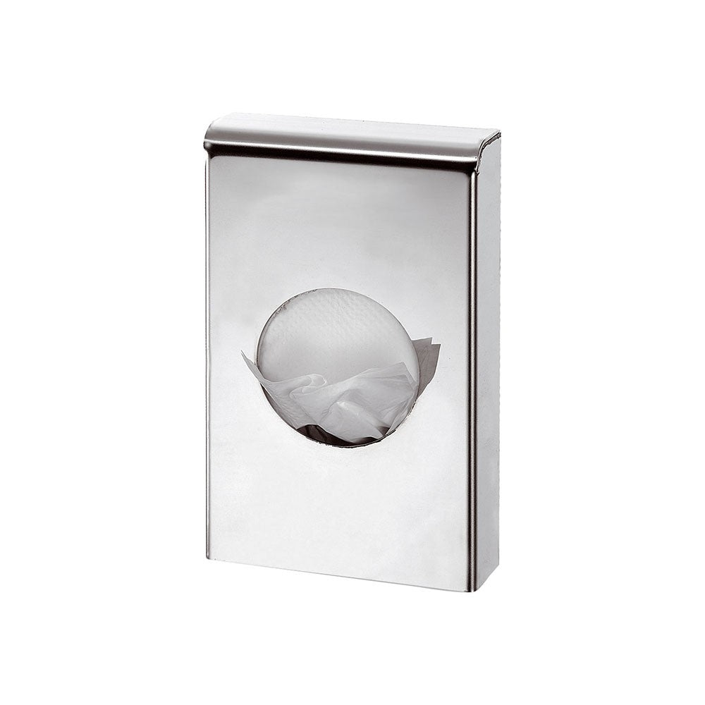 Porta sacchetti igienici in abs cromato