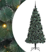 Albero di Natale | Decorazioni natalizie artificiale preilluminato con set di palline