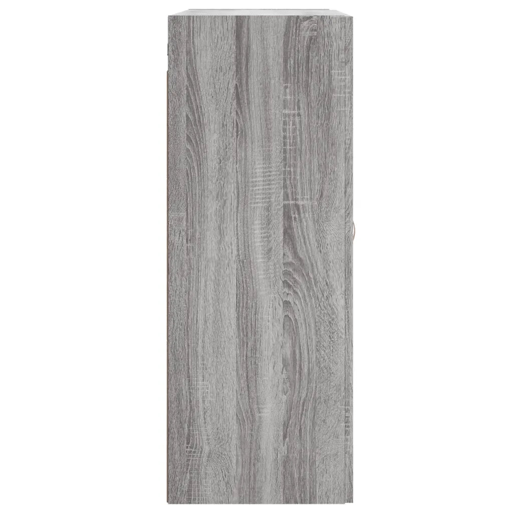 Armadietto a Muro | Mobile a Parete Grigio Sonoma 69,5x34x90 cm Legno Multistrato