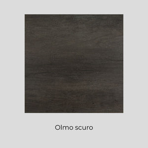 Mobile Lavatoio in Ceramica 1 Anta e Strofinatoio Integrato 45x50x86A cm Olmo Scuro