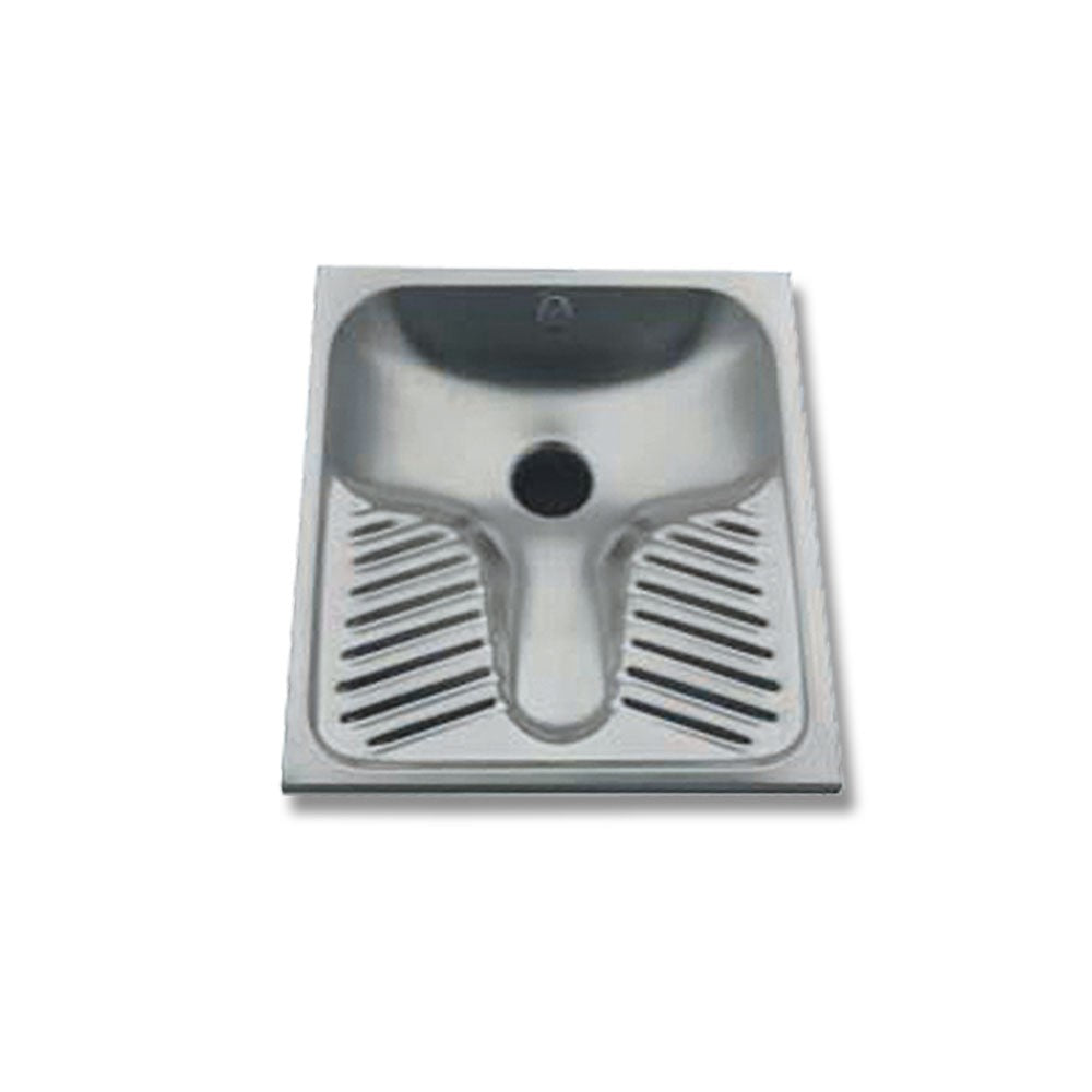 Wc turca da appoggio inox