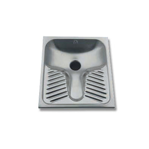 Wc turca da appoggio inox