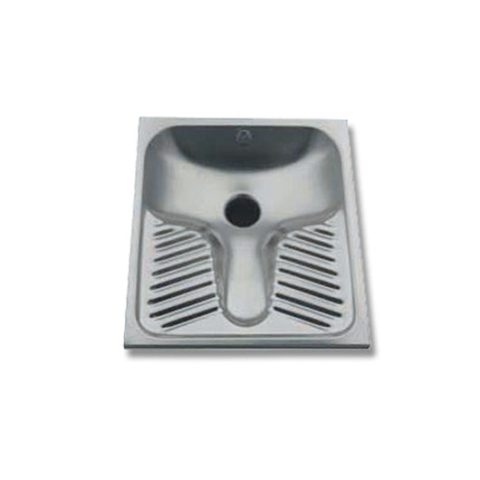 Wc turca da appoggio inox