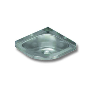 Lavabo antivandalo angolare inox