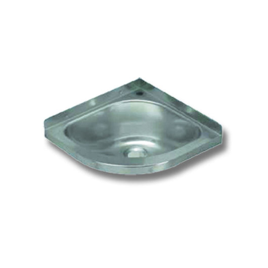Lavabo antivandalo angolare inox