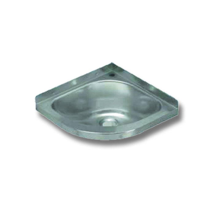 Lavabo antivandalo angolare inox