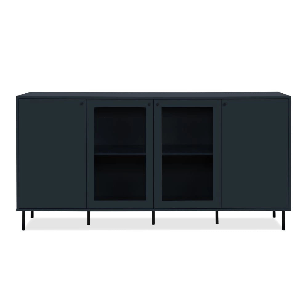 Credenza blue navy 4 ante Caracas51A 180X40X90H