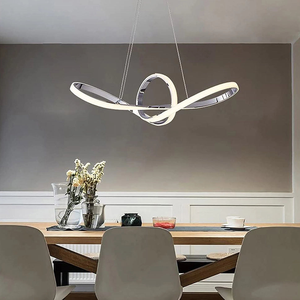 Lampadario Plafoniera a Sospensione illuminazione a Led Design Moderno ambienti Domestici e commerciali luce bianca fredda 6500K