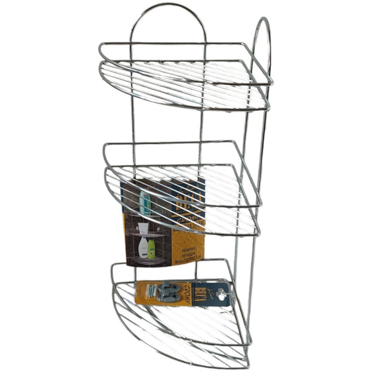 MENSOLA DOCCIA ANGOLIERA CROMY 3 RIPIANI 52X23X23