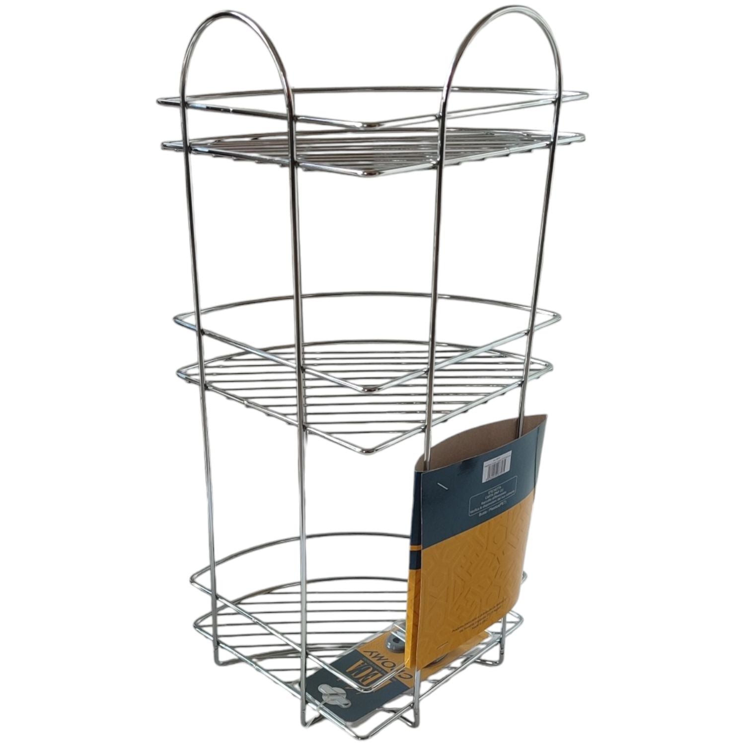 MENSOLA DOCCIA ANGOLIERA CROMY 3 RIPIANI 52X23X23