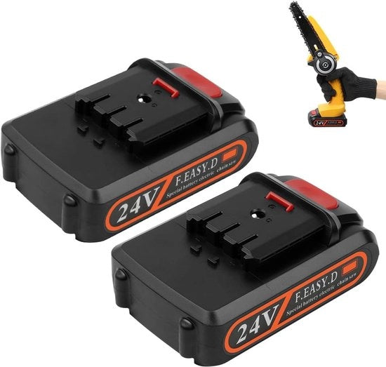 Batteria di ricarica 24V 2000mAh per sega a catena mini - Batterie e accessori per sega a catena