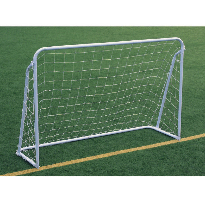 Porta da Calcio 180x60x122 cm in Metallo Deluxe Bianca