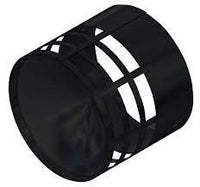 Terminale di scarico inox nero d .080