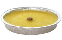 MAURY'S SET 6 CANDELE ALLA CITRONELLA BASE IN ALLUMINIO STOPPINO IN FIBRA DI LEGNO PRESSATO 16,5 CM