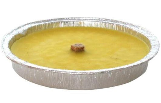 MAURY'S SET 6 CANDELE ALLA CITRONELLA BASE IN ALLUMINIO STOPPINO IN FIBRA DI LEGNO PRESSATO 16,5 CM