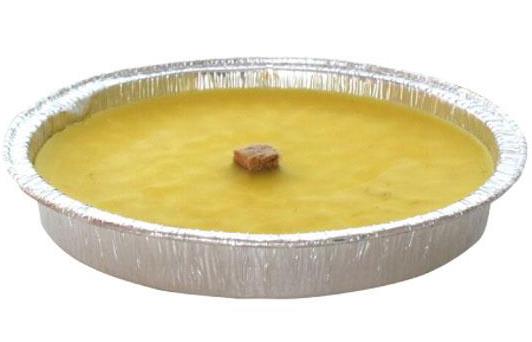 MAURY'S SET 6 CANDELE ALLA CITRONELLA BASE IN ALLUMINIO STOPPINO IN FIBRA DI LEGNO PRESSATO 16,5 CM