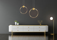 Lampada Da Soffitto Led App1400-cp Old Gold 50cm