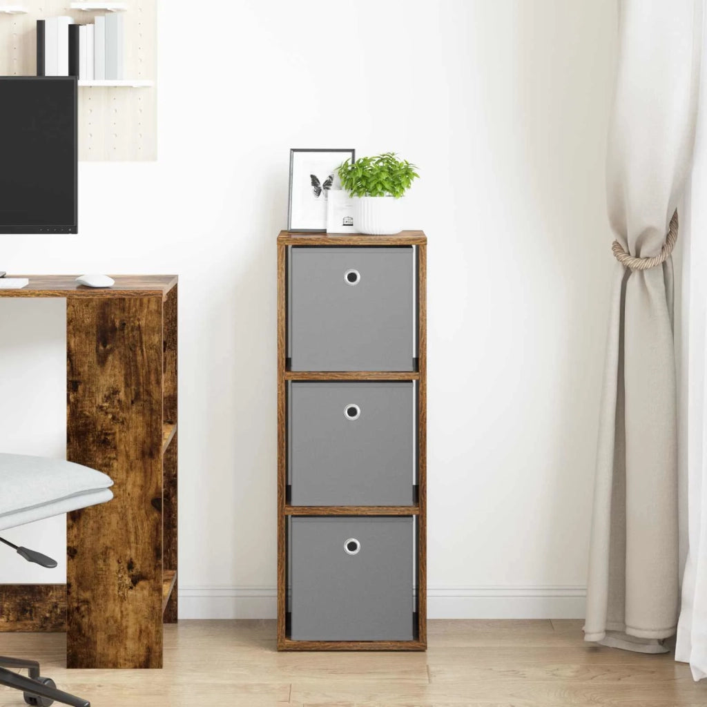 Credenza | Madia | Buffet da pranzo | Armadio da pranzo con cassetto Rovere fum¨¦ 30,5 x 27 x 84,5 cm