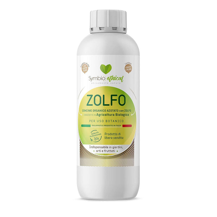 Symbioethical Zolfo 500ml Concime Organico  Agricoltura Biologica con Zolfo Lieviti e Alghe