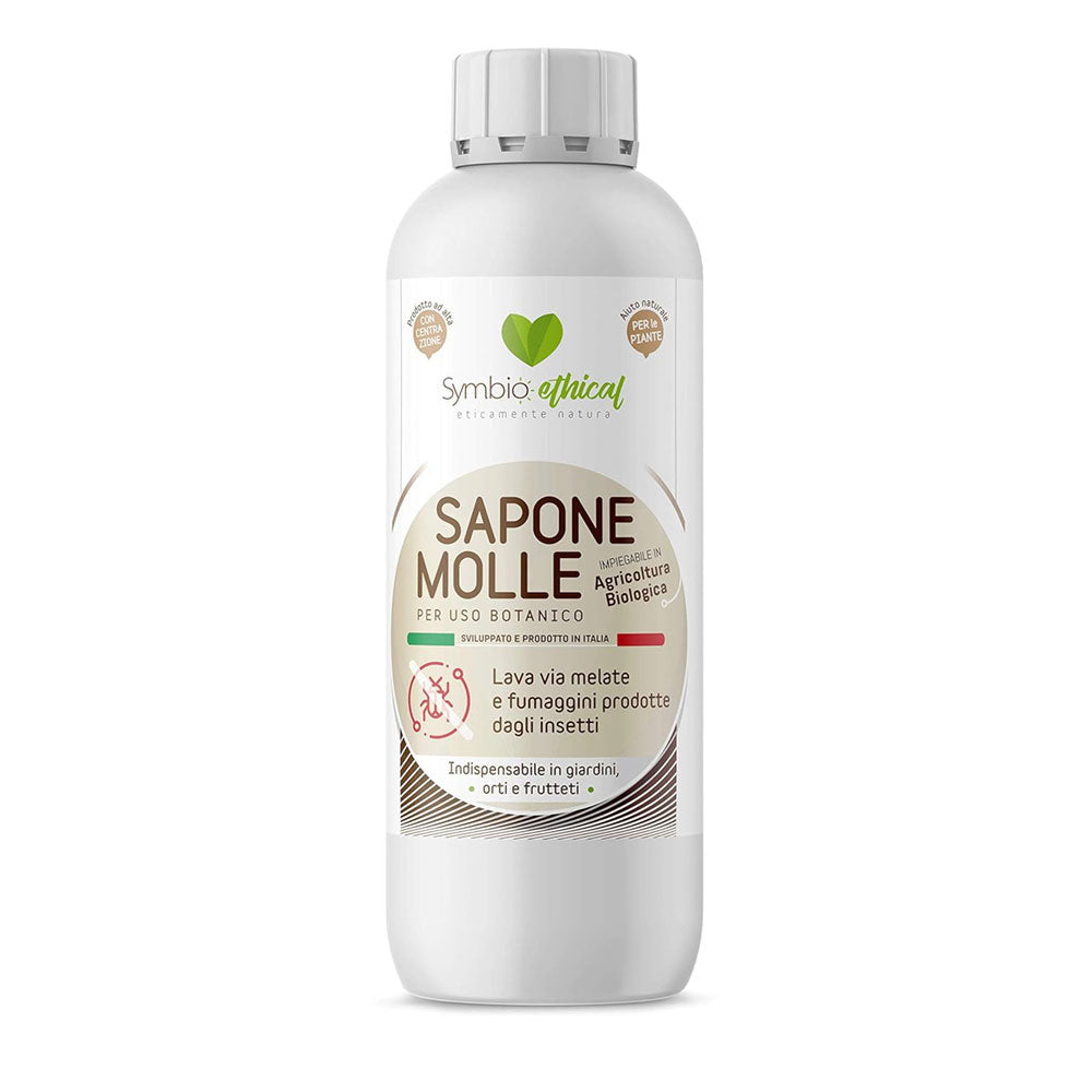 Symbioethical Sapone Molle 500ml Corroborante Agricoltura biologica Lava Melate e Fumaggini