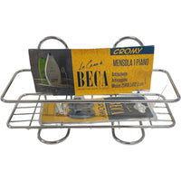 MENSOLA DOCCIA RETTANGOLARE CROMATO 1 RIPIANO