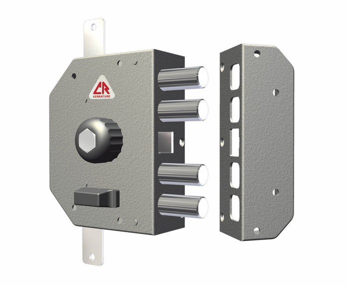 c.r. art. 3250 serratura di sicurezza con pomolo destra senza aste cod:ferx.14746