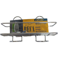 MENSOLA DOCCIA RETTANGOLARE CROMATO 1 RIPIANO