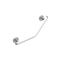 Maniglia sicurezza disabili 45gradi raffaello bianco opaco cromo